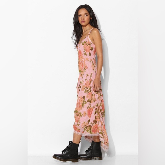 Betsey Johnson Dresses & Skirts - Betsey Johnson Vintage for Urban Outfitters Tori Slip Dress Floral Grunge 90’s S